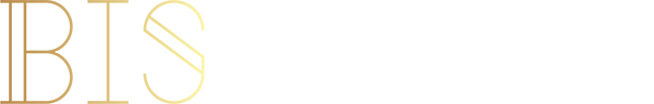 BIS logo in gold and white